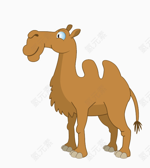 卡通手绘骆驼免费下载