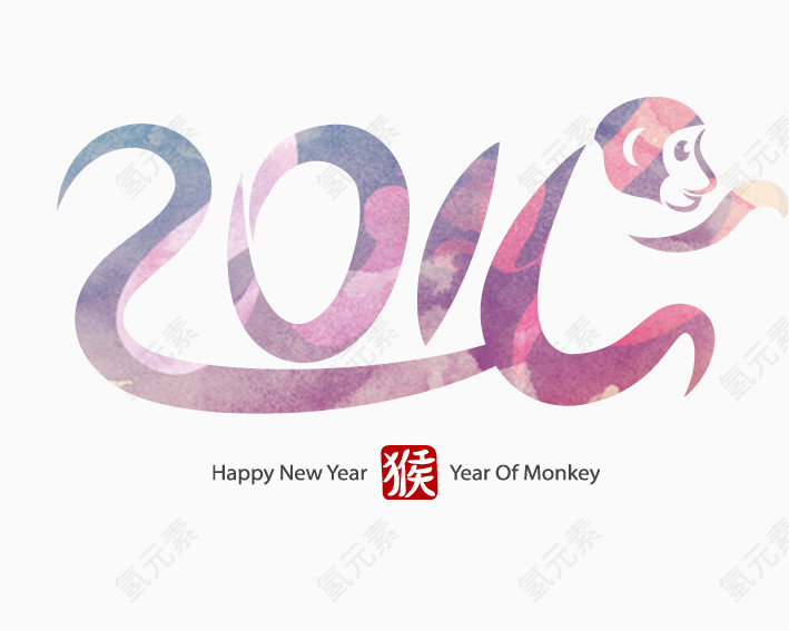 2016猴年素材