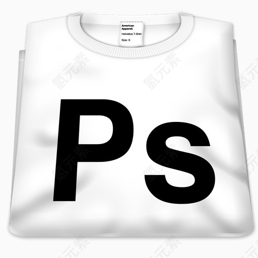 PS透视衬衫helvetica-t-shirts-cs5-icons