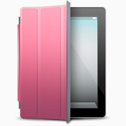 黑色的粉红色的封面ipad2-icons