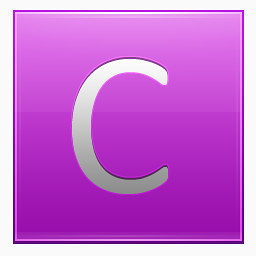 Letter C pink Icon