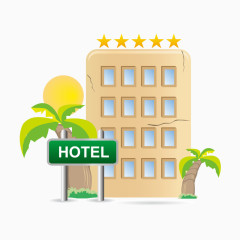 酒店图标元素