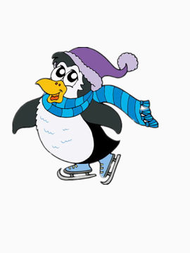 溜冰的小企鹅