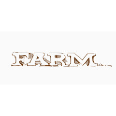 FARM农场字体