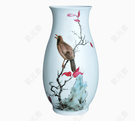 小鸟装饰花瓶