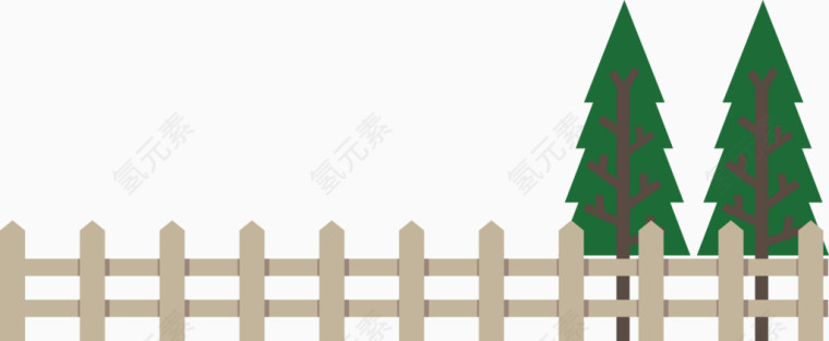 松树栅栏