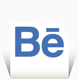Behance公司paper-cut-social-media-icons