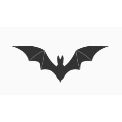 黑色蝙蝠简笔画
