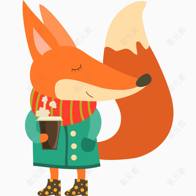 狐狸动物卡通素材