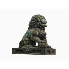 中国石狮雕像