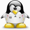 德国企鹅动物2006世界杯的晚礼服
