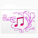 音乐文件夹magical-dust-pink-icons