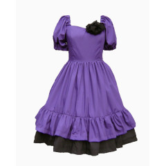 紫色浪漫高雅长裙