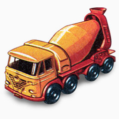 混凝土卡车1960 -火柴盒汽车图标