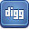Digg家庭档案的赠品接触RSS推特社交媒体时尚图标