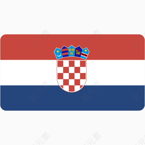 克罗地亚Europe-Flag-icons