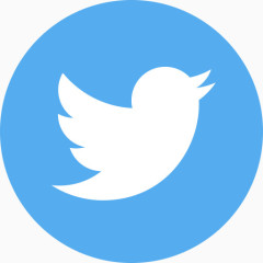 圈标志媒体网络分享社会推特社会和放大器；消息界面-颜色形状-自由
