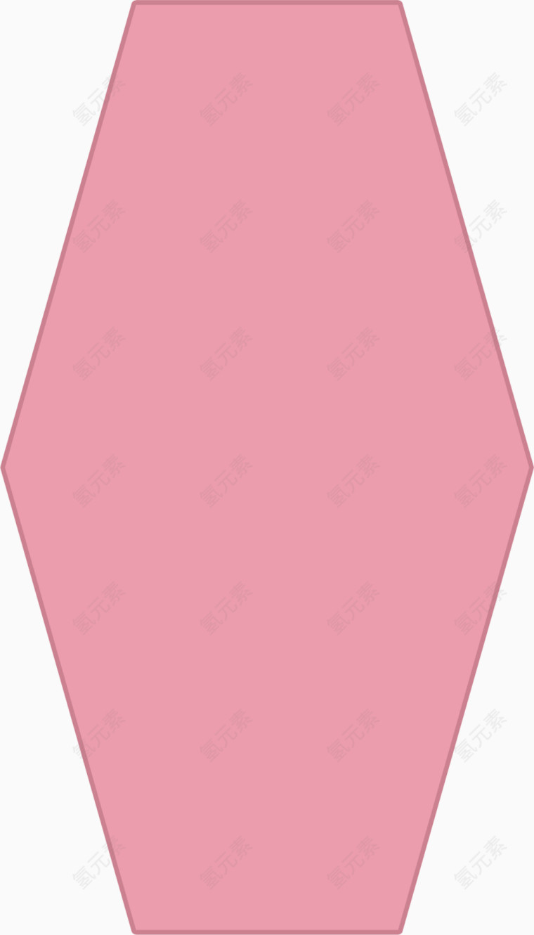 粉色多边形
