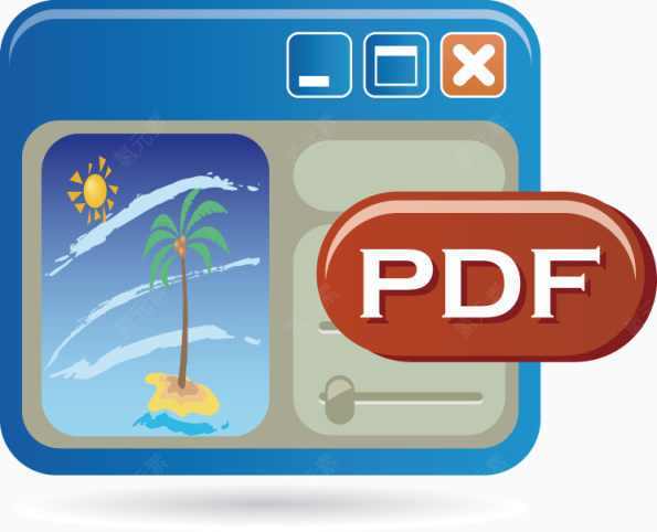 矢量PPT设计创意PDF文件图标下载