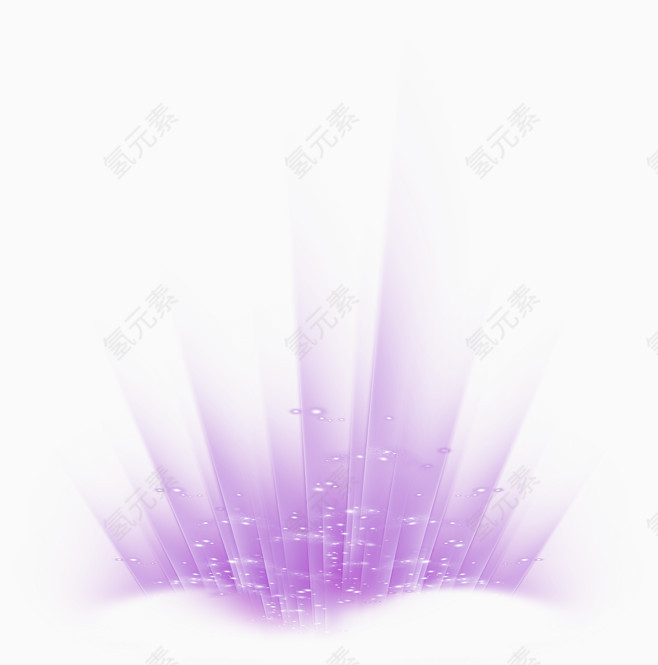 紫色光效放射状光源