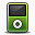 苹果绿色iPodMP3播放器在