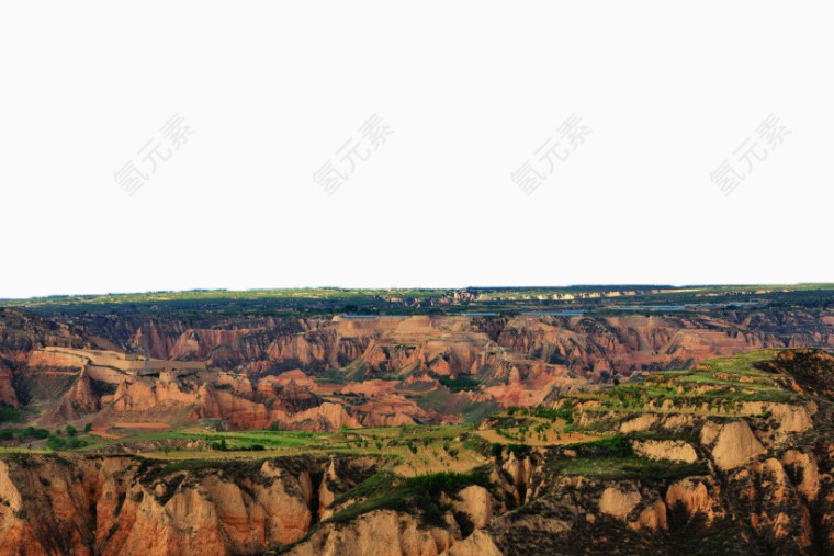 黄土高原风景一