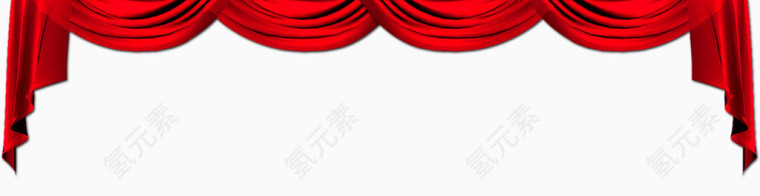 舞台窗帘红色帘布装饰图片