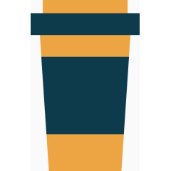矢量PPT创意设计咖啡杯图标