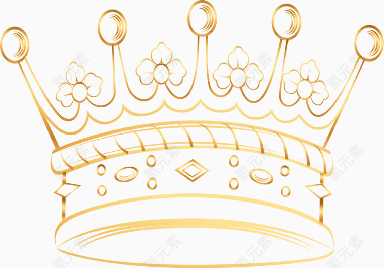 王冠矢量图