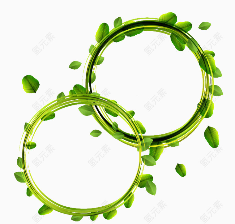 绿叶圆环