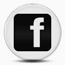 Facebook标志广场社会社会网络锡清除气泡