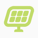 太阳能能源simple-green-icons