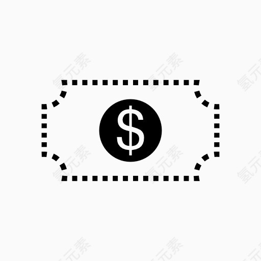 美元标志图标