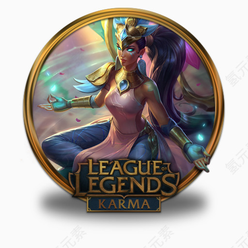 业力莲花league-of-legends-gold-border-icons