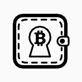 比特币口袋里关键洞The-Bitcoin-Icons