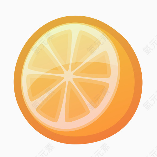 柑橘新鲜的多汁的橙色热带水果