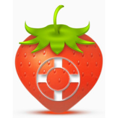 的好草莓strawberry-social-media-icon-set