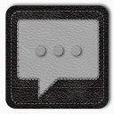 白色的Android-Leather-Badges-icons