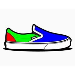 货车鞋van-slip-ons-shoes-icons