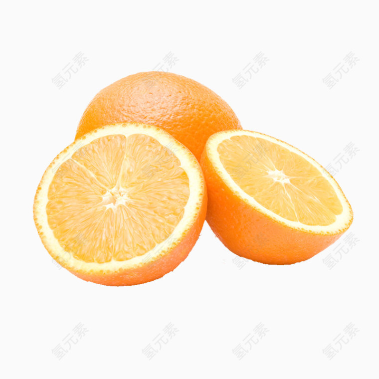 橙子香橙夏季水果清凉PNG高清素材元素