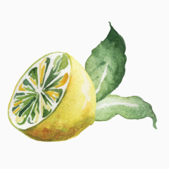 柠檬水果食物素材