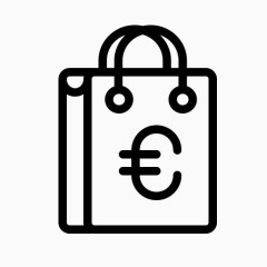 袋携带货币欧元金融钱购物货币-欧元1卷