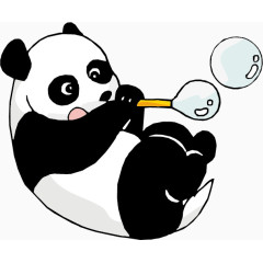 熊猫卡通图