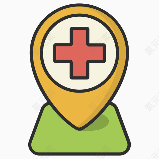 医院位置医疗地点导航定位药房选址医学
