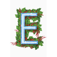 圣诞字母E