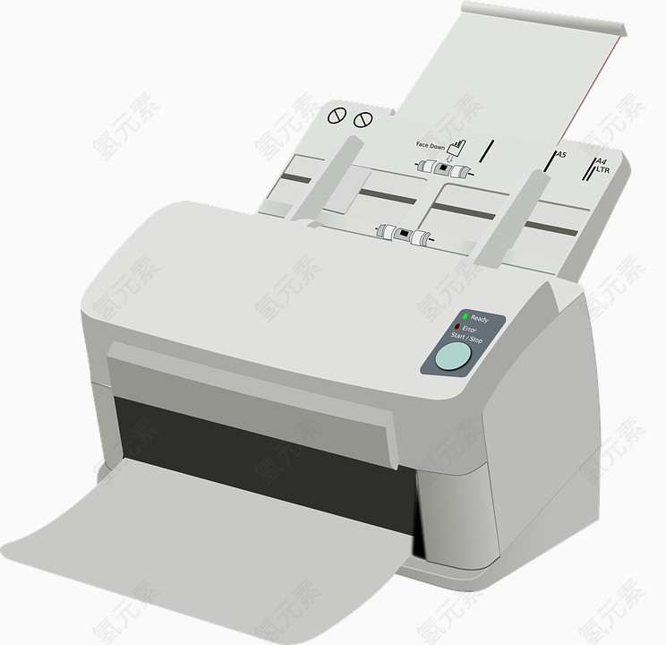 白色打印机