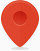 销红色的固体Map-Location-Pins-icons