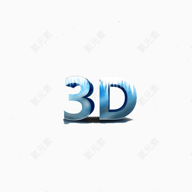 3D彩色字母