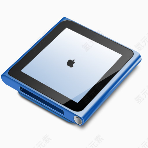 纳米蓝色的ipod-nano-multi-touch-icons