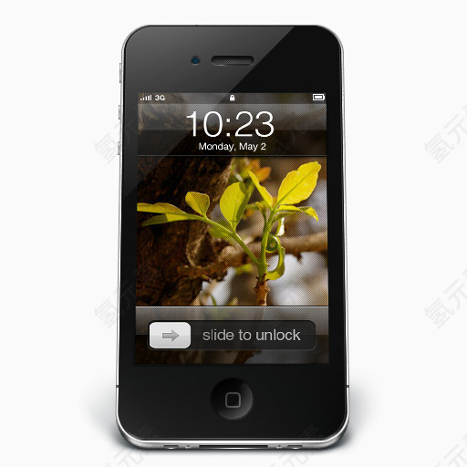 黑色的墙iPhone4-icons